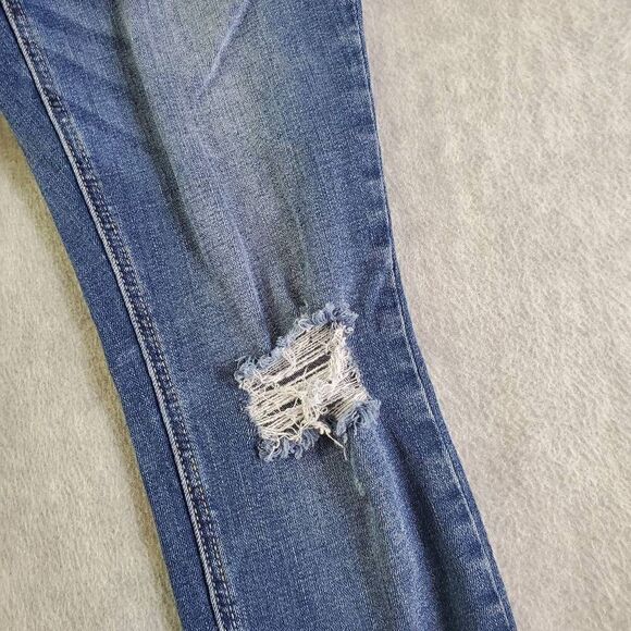 Old Navy Jeans Womens 4 Blue Rockstar Super Skinny High Rise Denim - Picture 2 of 10